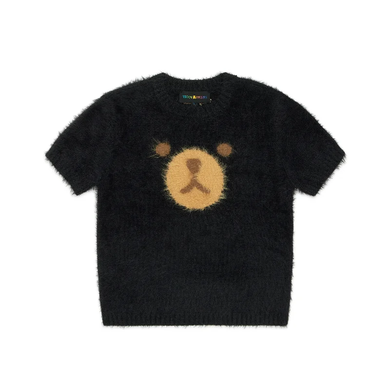 Women's Ruffled BlouseFluffy Bear Sweater