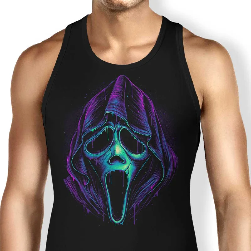 Women's Blouse with Notched CollarGlowing Ghost - Tank Top