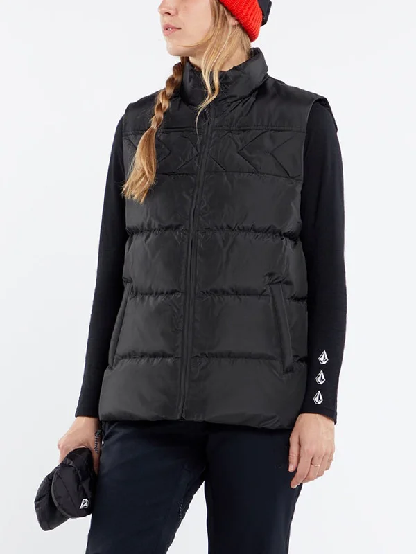 Women's Coats with PocketsStone Castine Puff Vest