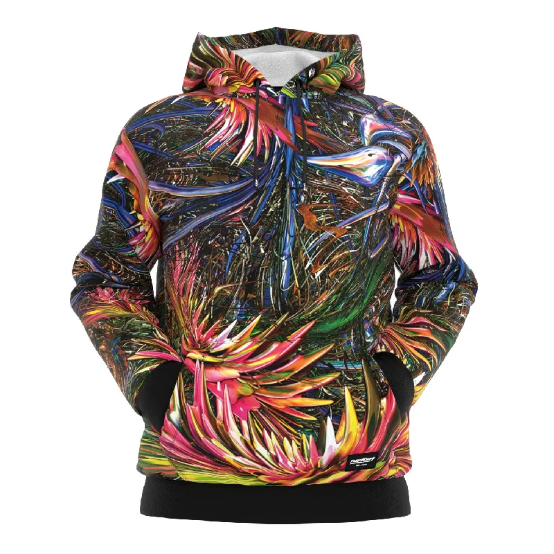 Women's Hooded Sweatshirts with High WaistCoral Gardens Hoodie