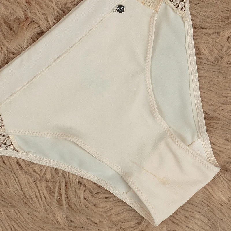 lightweight silk panties for everyday wearMICROFIBER BRIEF - BEIGE