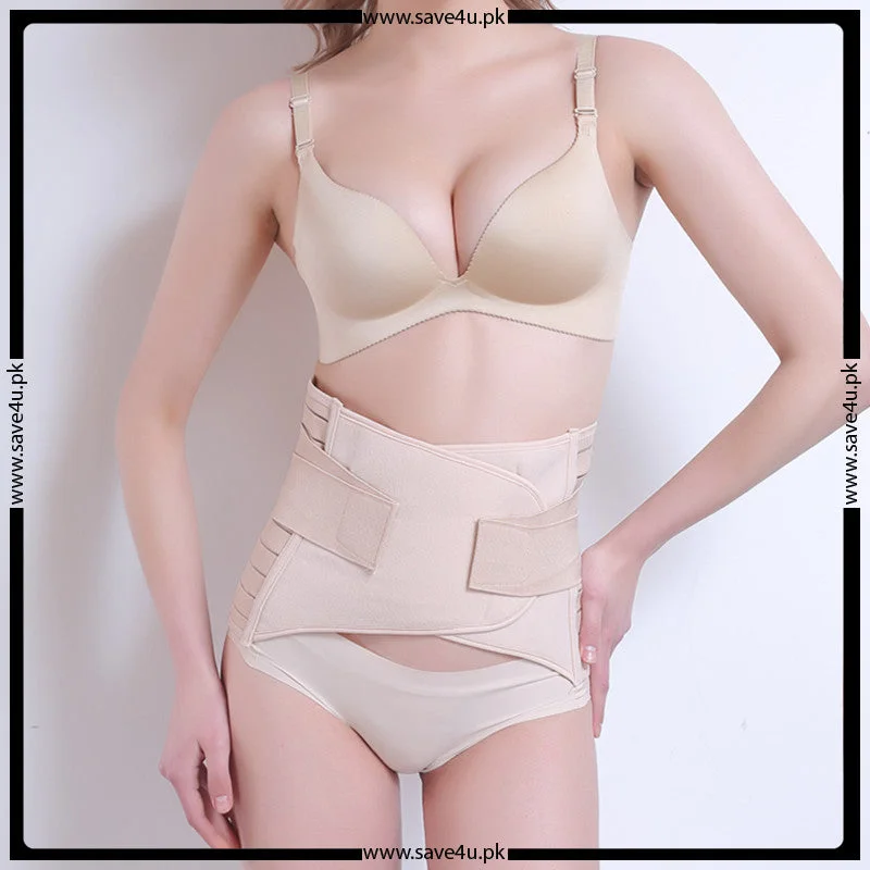 high-slit dress shaper with invisible seamsPostpartum Recovery Belt Post Belly Band Shapewear