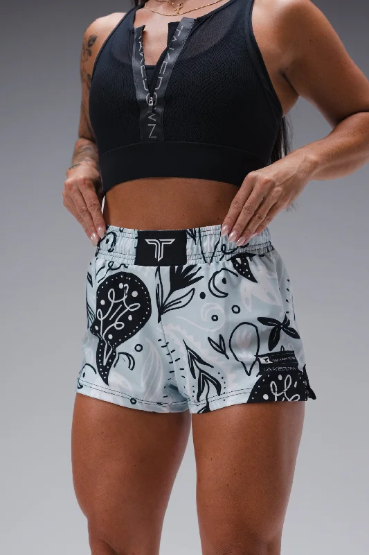 Bandana Women's Fight Shorts (3" Inseam) - Ice