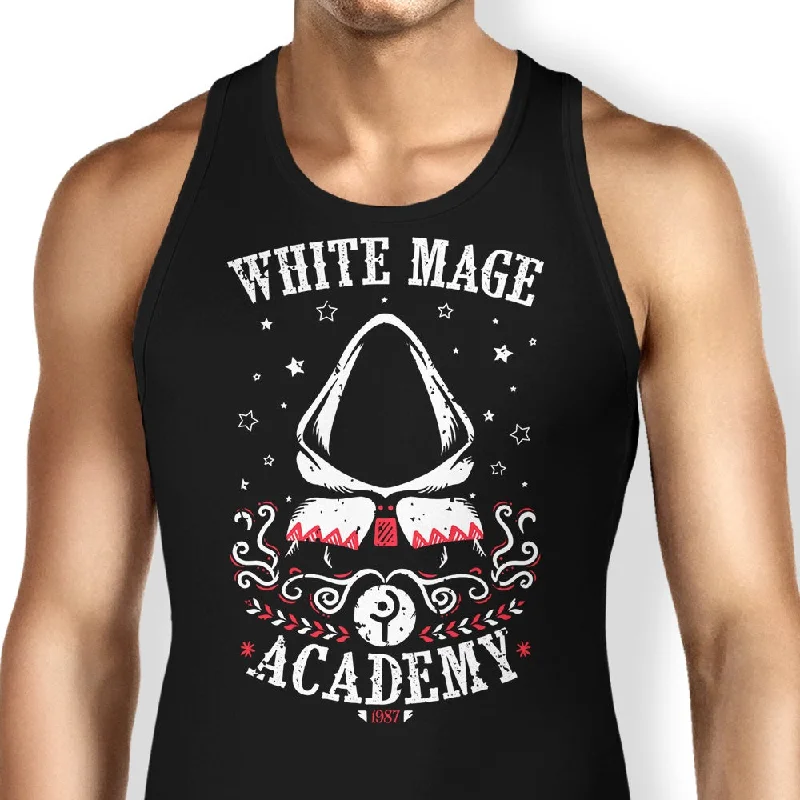 Women's Blouse with V-Shaped CollarWhite Mage Academy - Tank Top