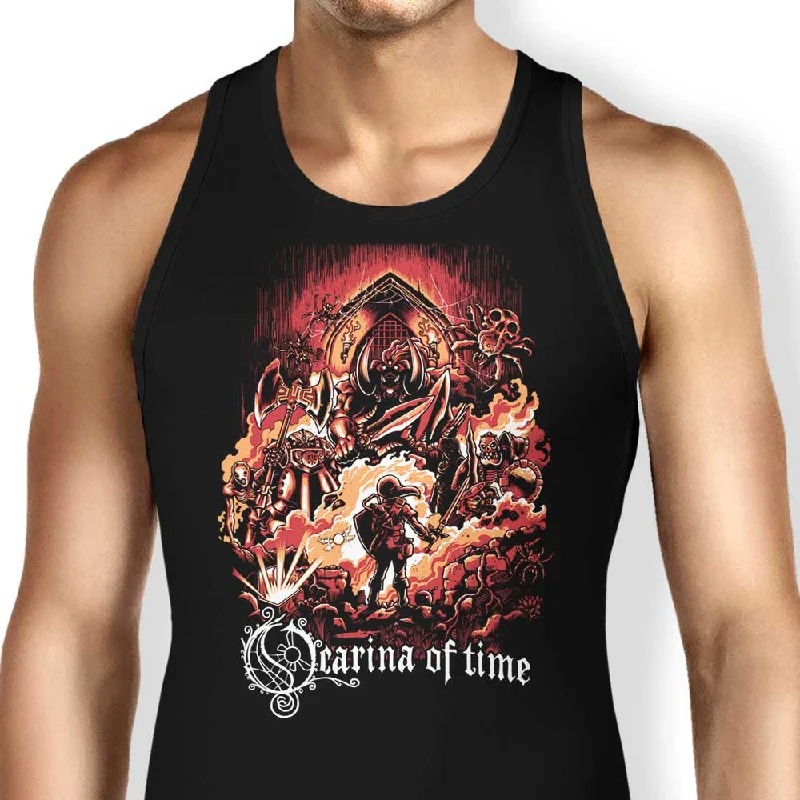 Women's Blouse with Collarless DesignOcarina of Legend - Tank Top