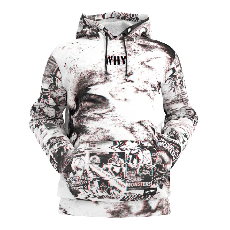 Women's Hooded Sweatshirts with Floral LiningWHY Hoodie