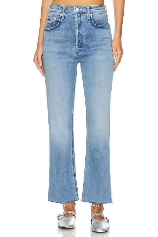 Women's Jodhpurs with Wide CollarThe Tripper Ankle Fray Jeans In All Over The Map