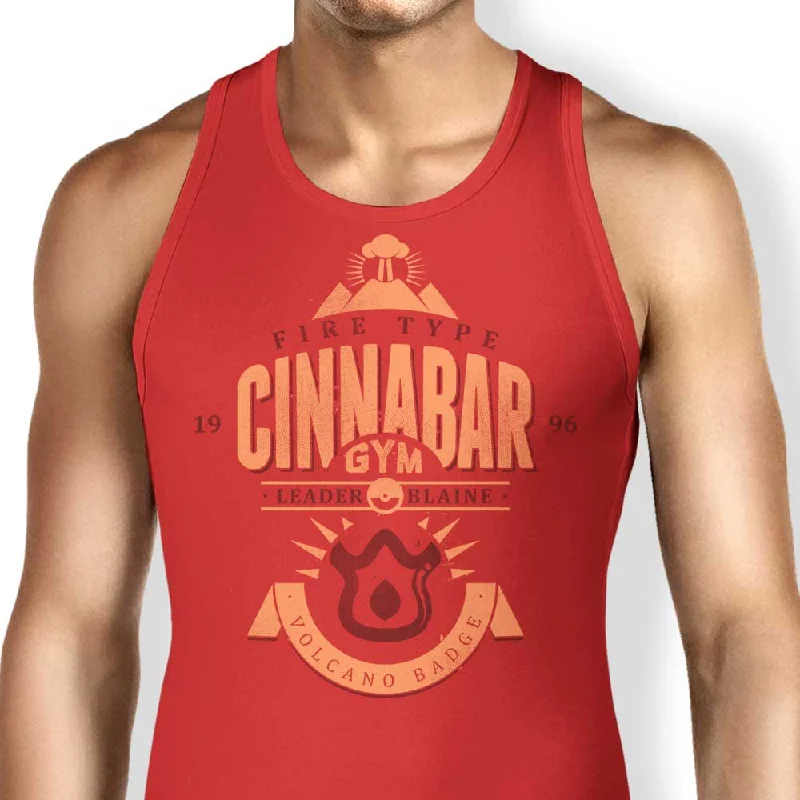 Women's Blouse with High CollarCinnabar Island Gym - Tank Top