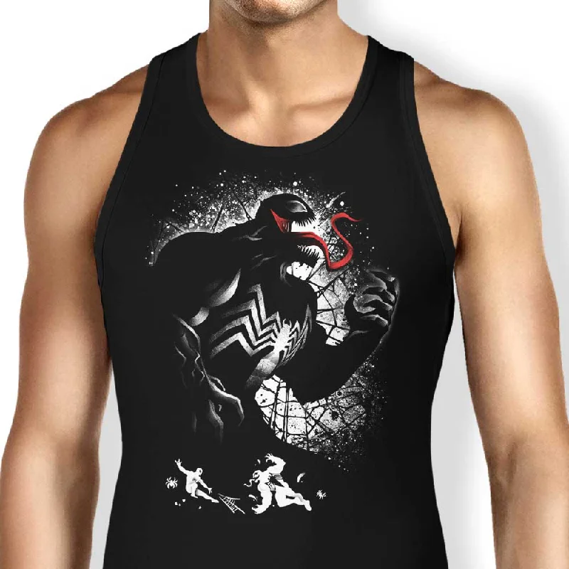 Women's Blouse with Mandarin CollarSymbiote and Host - Tank Top