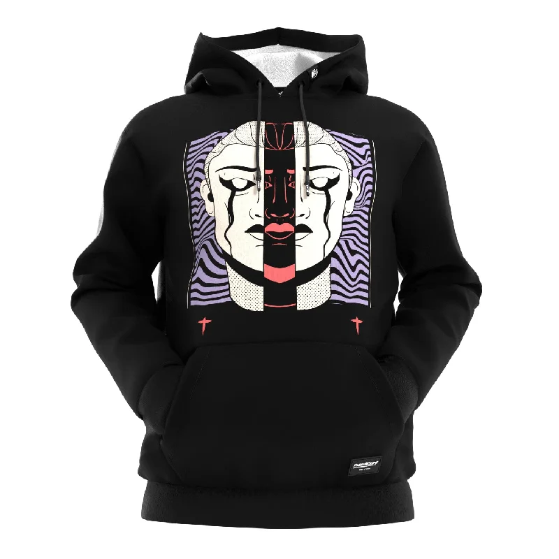 Women's Hooded Sweatshirts with Chenille LiningTwo Faced Hoodie