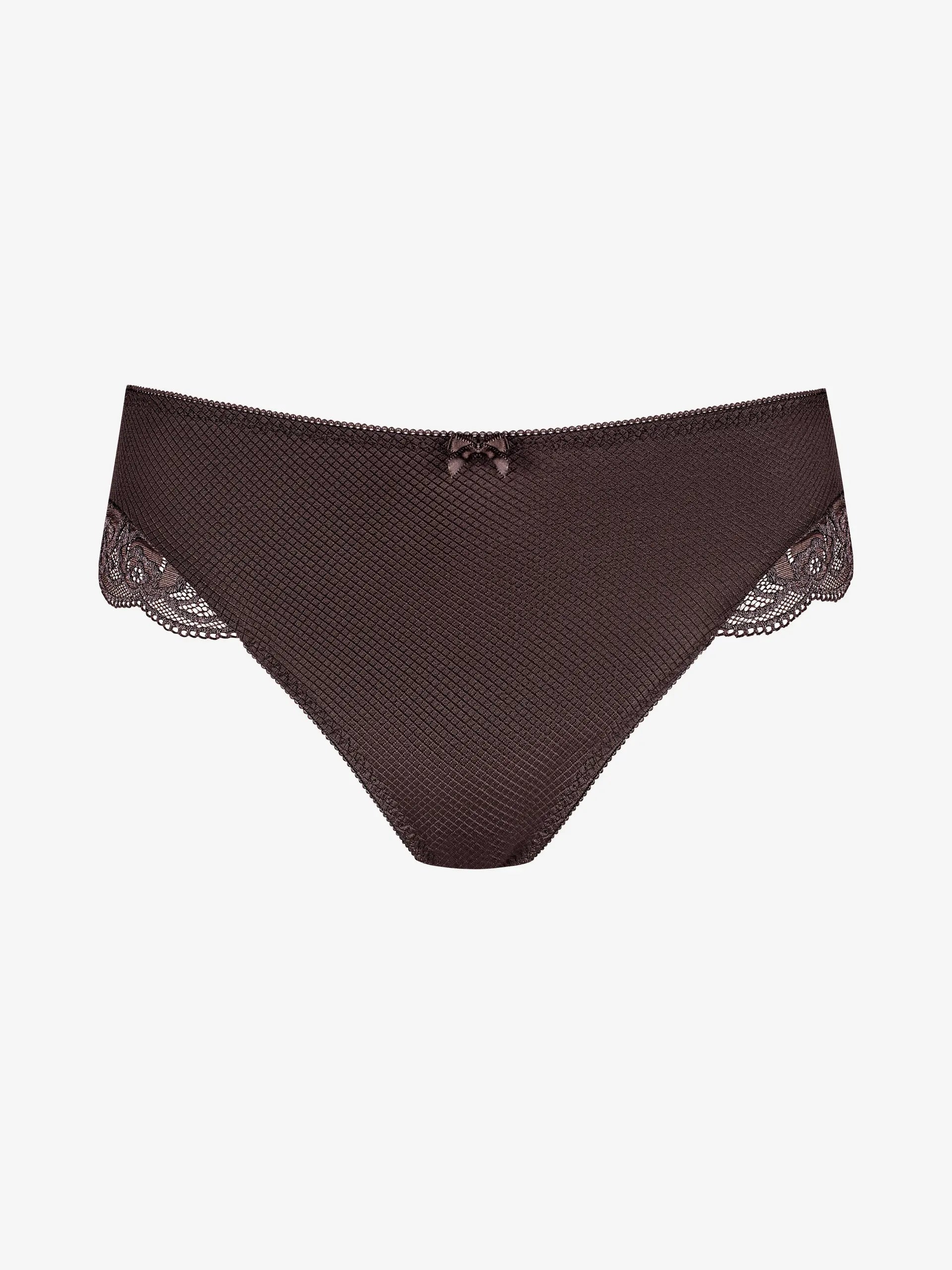 plus-size lace panties with a high-waisted design, full coverage, and tummy control for all-day wearFlorence Tai