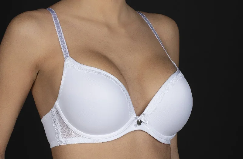 convertible plunge bra with lace trimSujetador Grazia