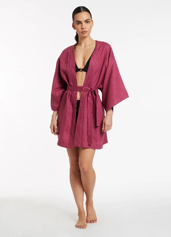 Jetset Beach Robe - Orchid