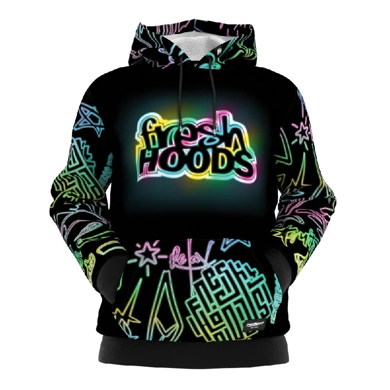 Women's Hooded Sweatshirts with High WaistParty With Us Hoodie