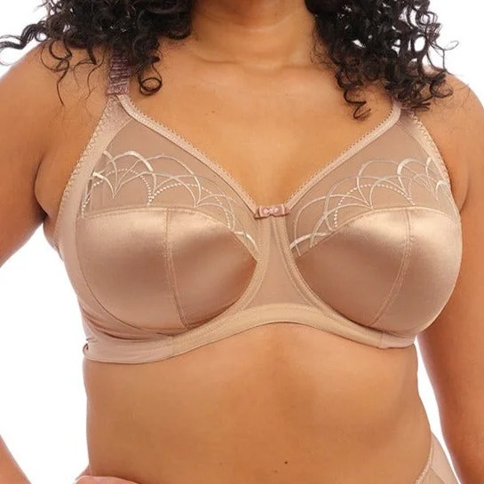 wireless bra with stretch lace for flexibilityELOMI CATE UW BRA HAZEL