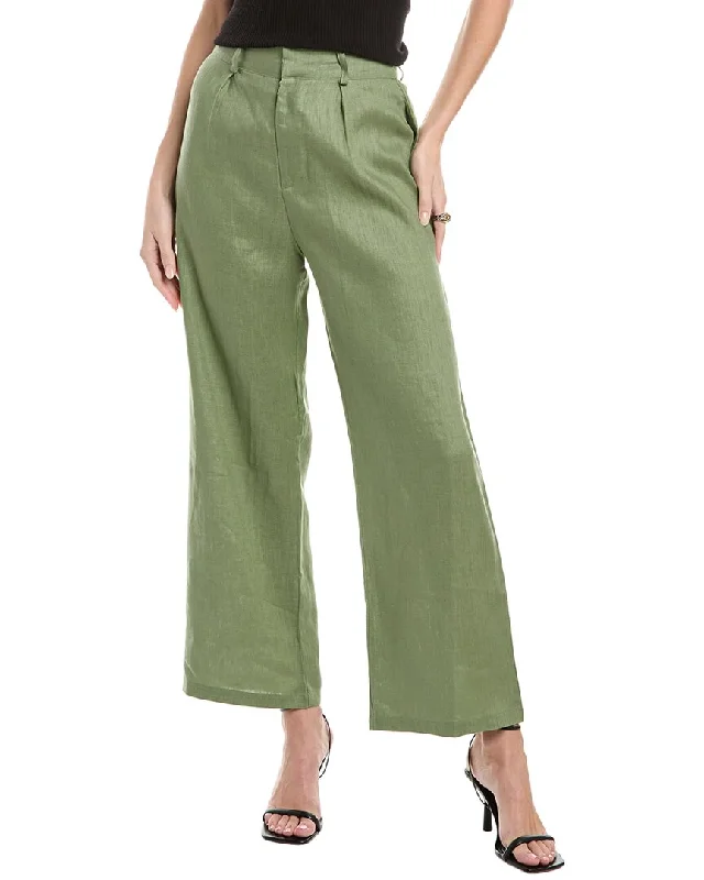 Women's Jodhpurs with V-Shaped HemFaithfull The Brand Ida Linen Pant