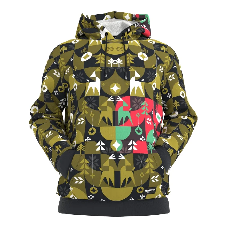 Women's Hooded Sweatshirts with Breathable FabricModern X Mas Hoodie