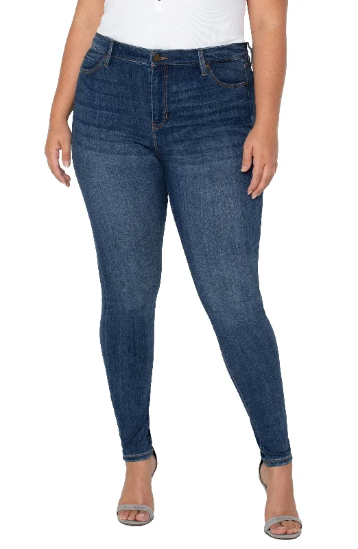 Women's Jodhpurs with U-Shaped CollarABBY SKINNY HIGH PERFORMANCE DENIM