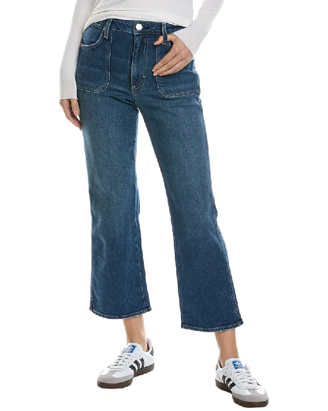 Women's Jodhpurs with ElasticAMO Abigail Linger High-Rise Cropped Flare Jean