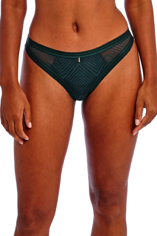 moisture-wicking sports braFreya | Tailored, Tanga (Deep Emerald)