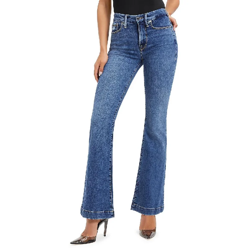 Women's Jodhpurs with Keyhole CollarWomens Mid-Rise Medium Wash Flare Jeans