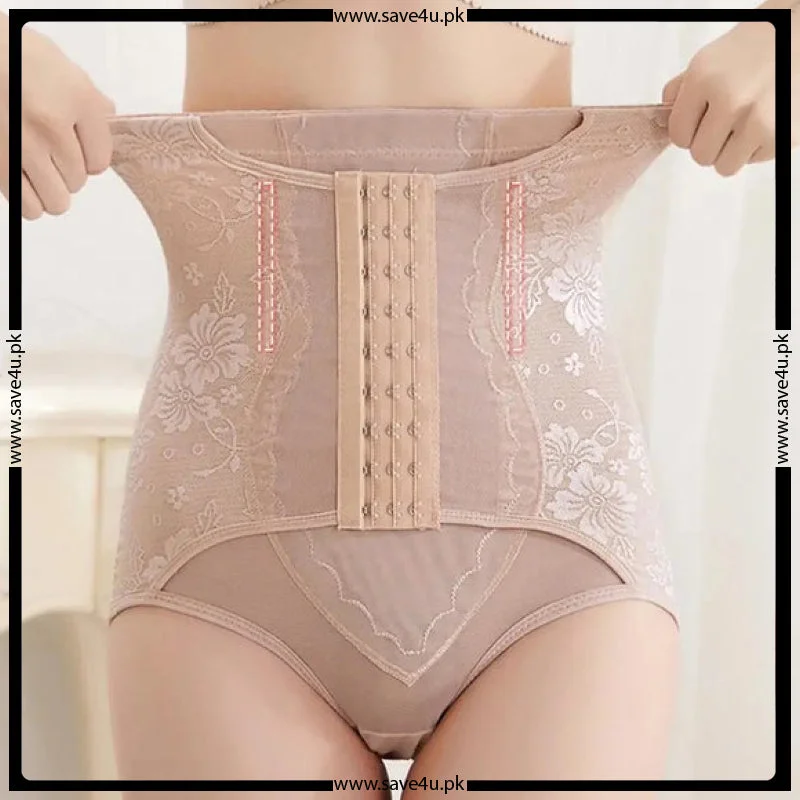 plus-size high-waisted shapewear shortsHigh Waist Tummy Control Belt With Attached Panty