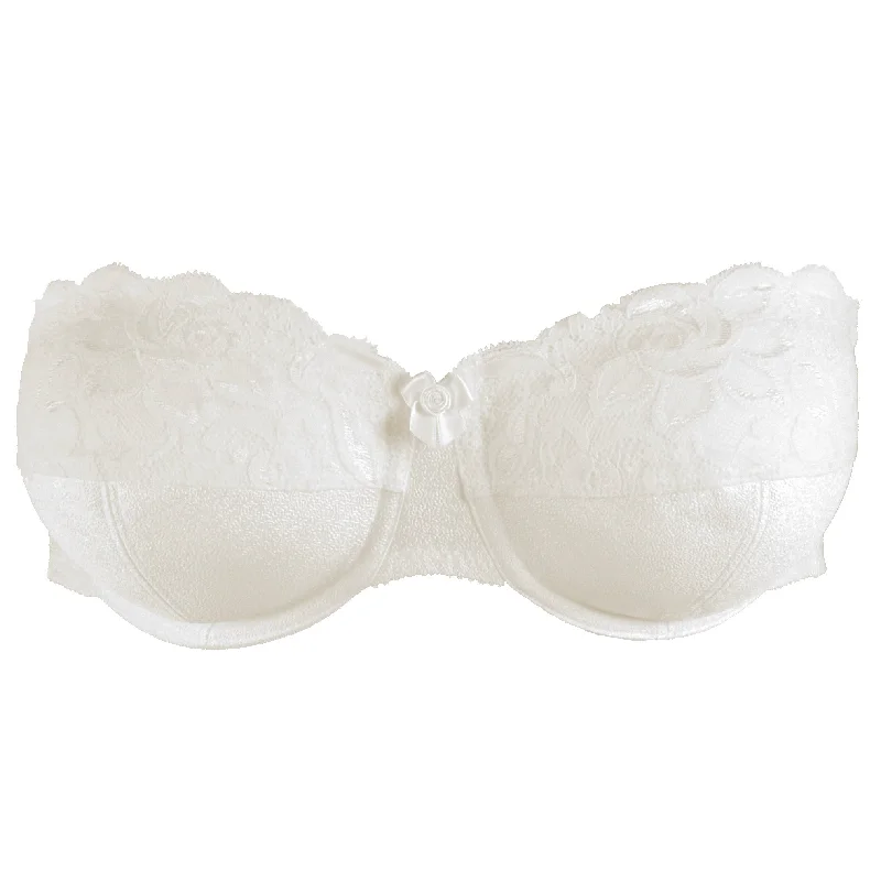 padded bra for small busts4058 Paysanne Strapless Bra (with multiway straps) in White or Pearl