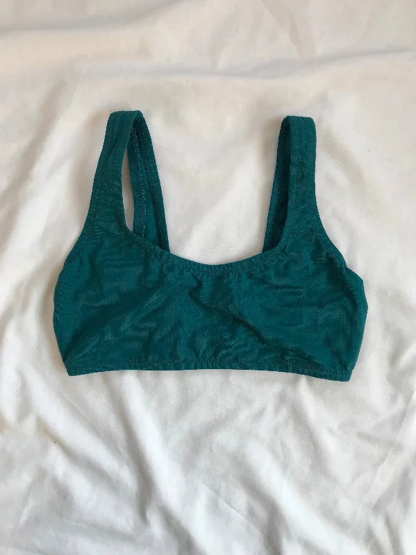 padded bra for small bustsEvelyn Bralette - Deep Teal