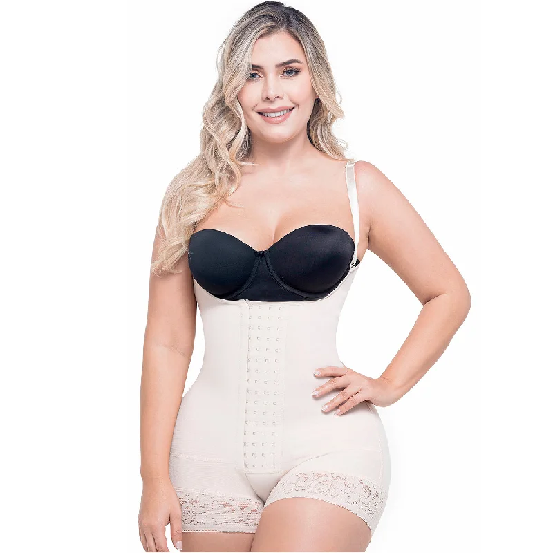 plus-size waist trainer with flexible boning for comfortSONRYSE 066BF Fajas Colombianas Reductoras y Moldeadoras Levanta Glúteos Tipo Short