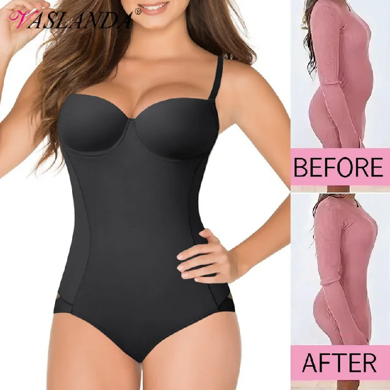 stretch lace body shaper for lingerieWomen Shapewear Bodysuits Waist Trainer Vest Slim Full Body Shaper Built-In Bra Camisole Tops Tummy Control Slimming Underwear