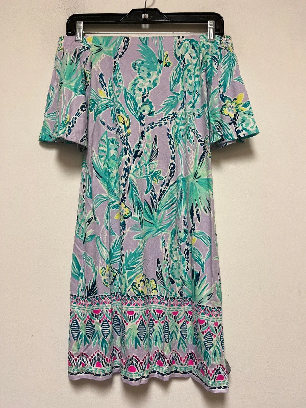 Women's V-Neck DressesMulti-colored Dress Casual Short Lilly Pulitzer, Size Xxs