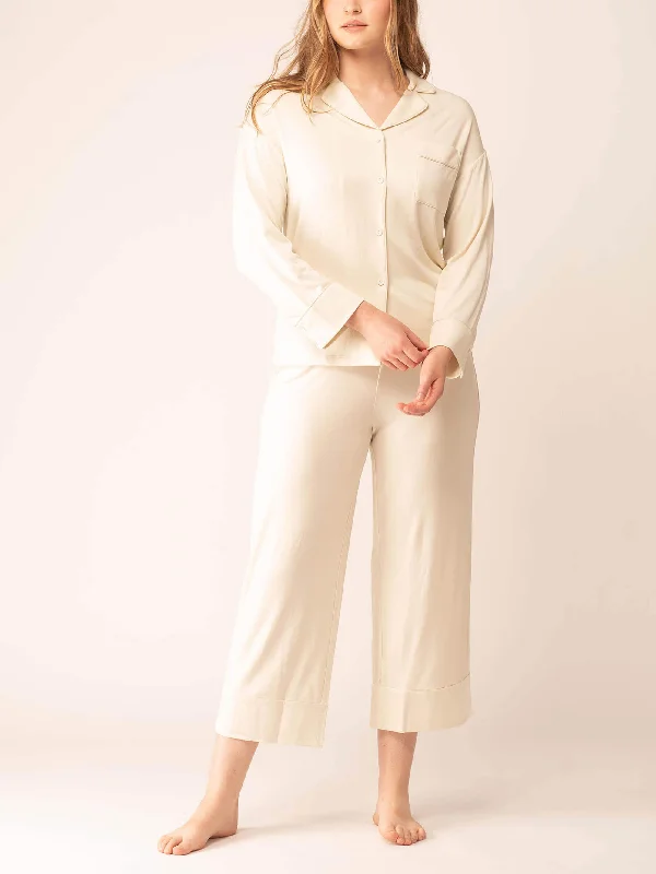 women's pajamas for those who seek ultimate relaxationClassic Cozy Button-Up Pajama Top 2.0